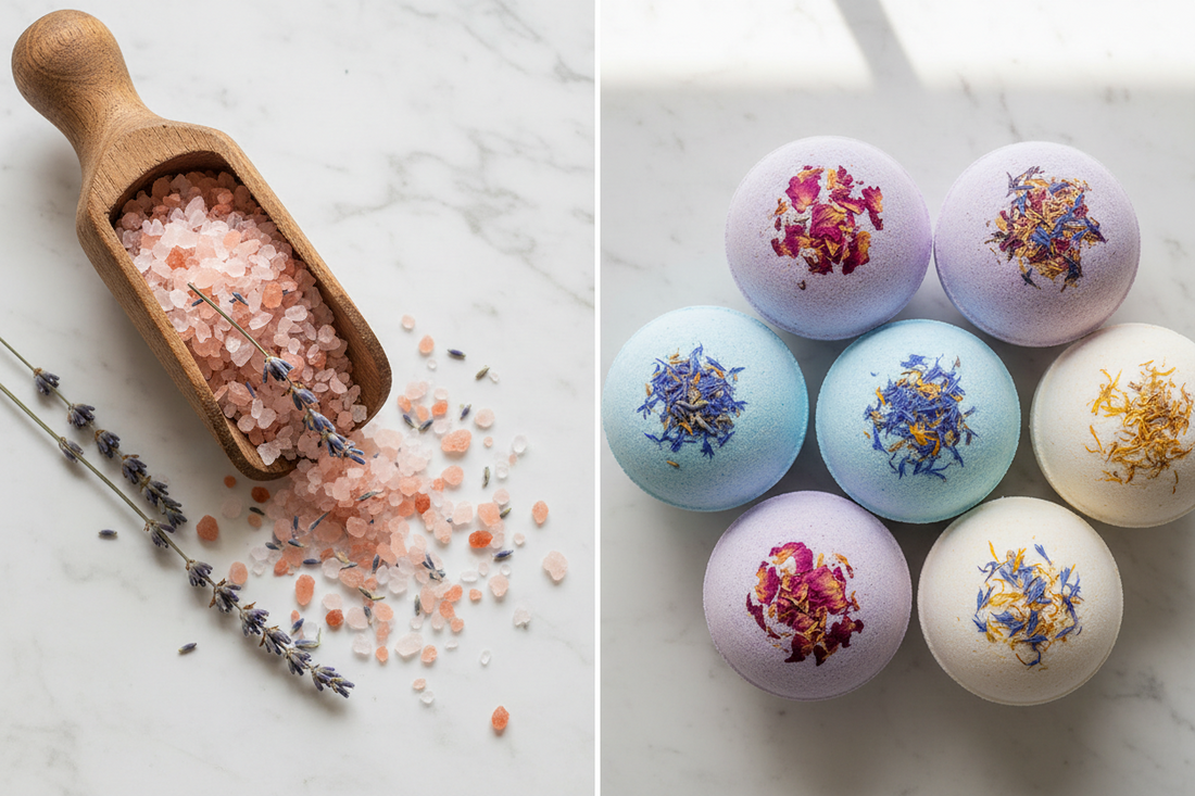 Bath Salts vs Bath Bombs: What They Actually Do Differently?