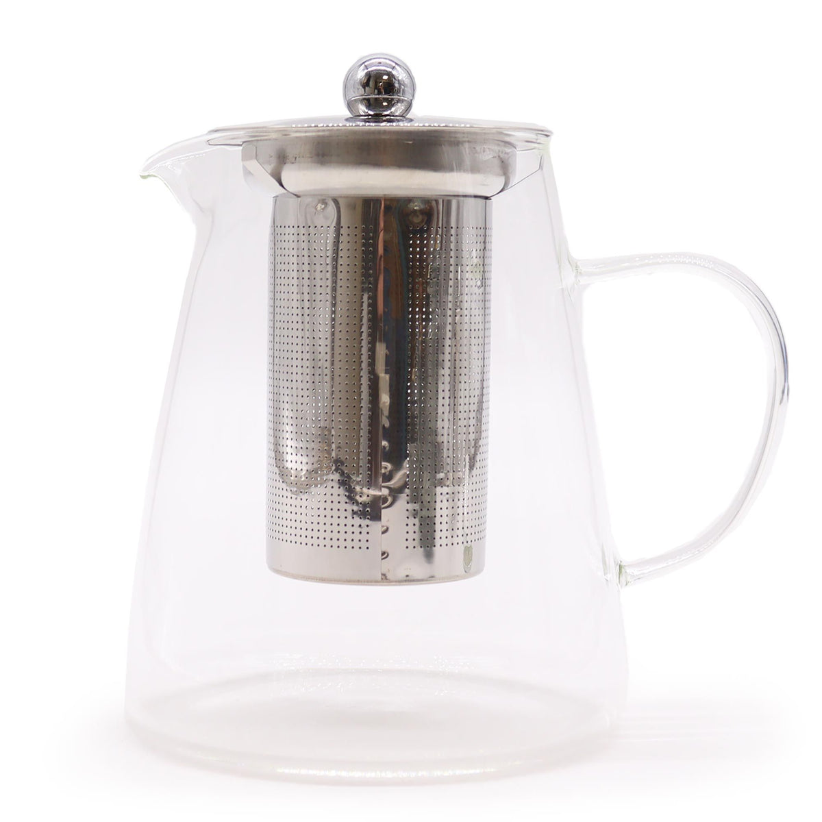 Flask-Shaped Glass Infuser Teapot – 950ml