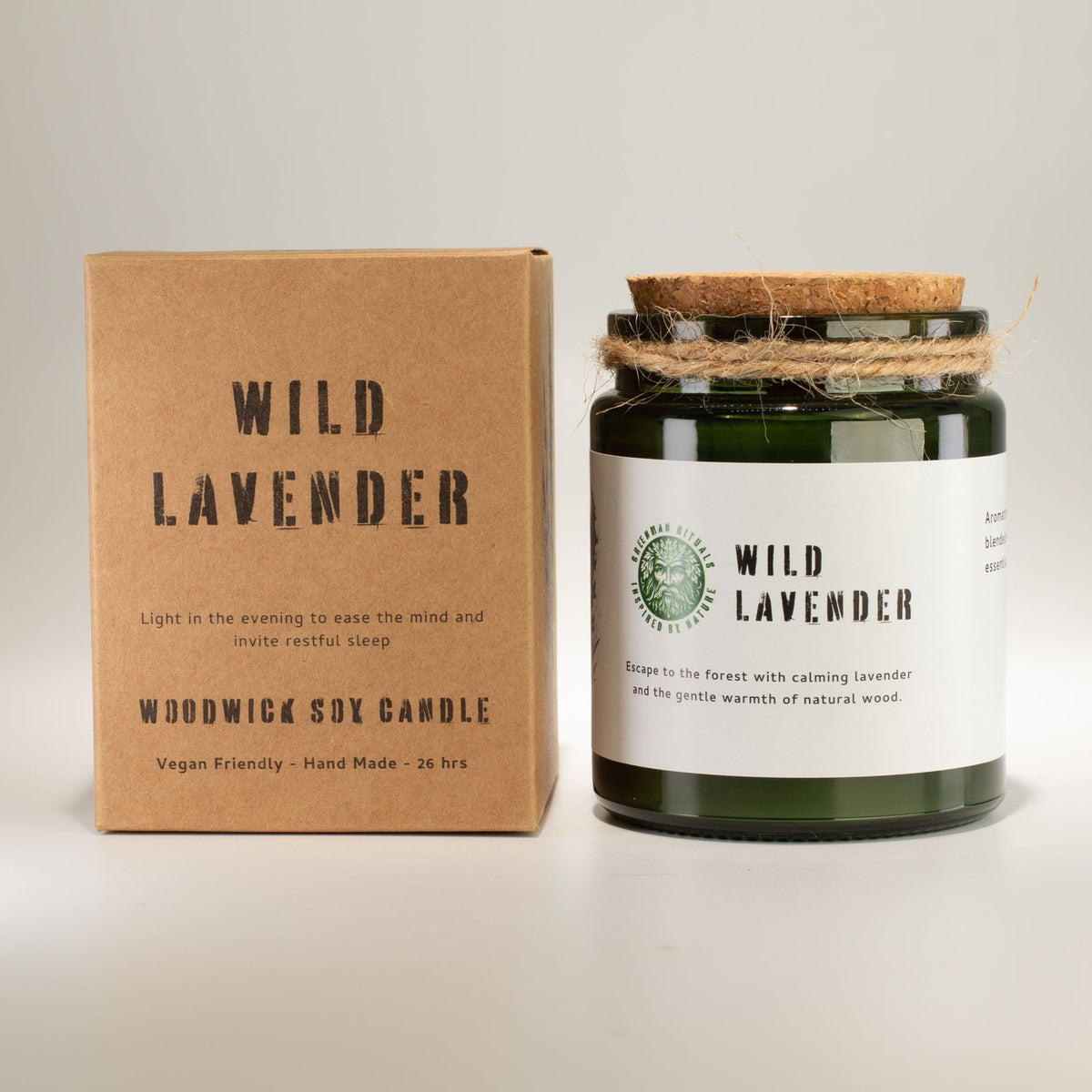 Wild Lavender Woodwick Soy Candle