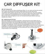 Auto Wheel Car Aromatherapy Diffuser Kit