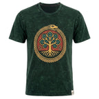 Tree of Life Green Cotton T-Shirt – XL