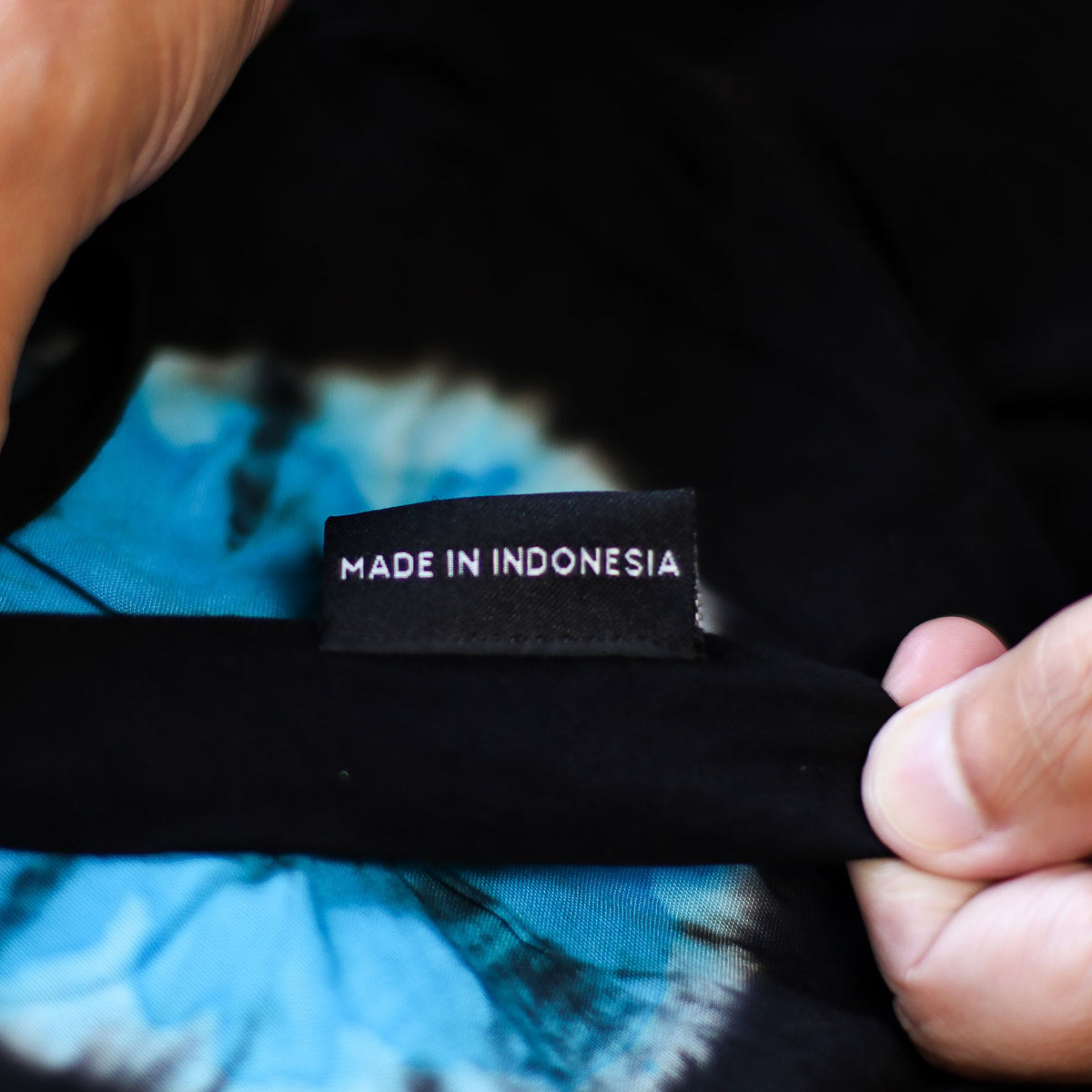 Black and Blue Japanese-Style Lounge Pants