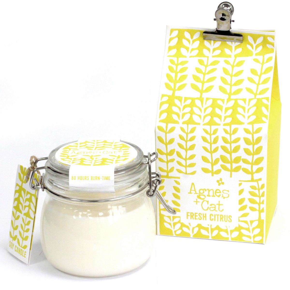Agnes + Cat Citrus Soy Wax Candle – 400ml