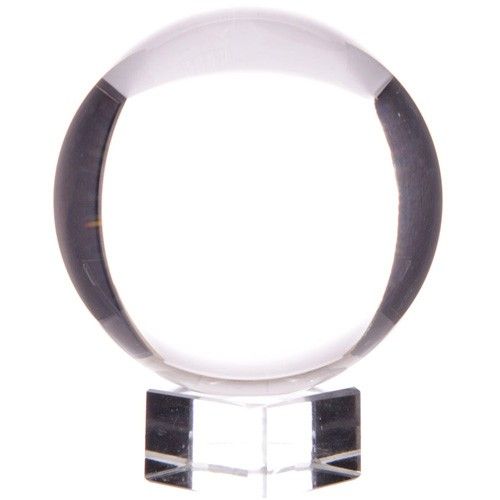 Large Crystal Ball on Stand – 200mm