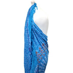 Teal and Orange Mandala Sarong