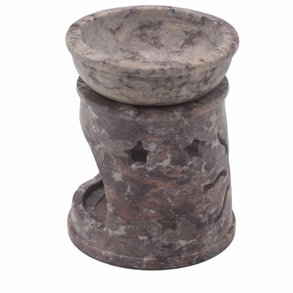 Sun and Stars Soapstone Oil Burner – 8cm