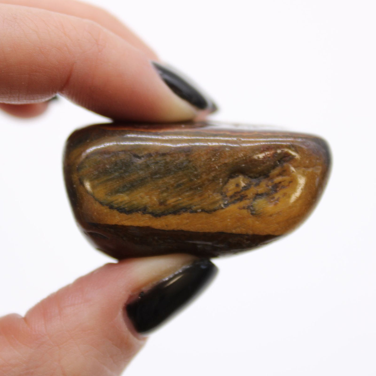 Variegated Tiger’s Eye Tumble Stones – 6 Large Stones