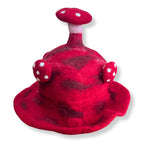Red Felted Mushroom Hat – Rush to the Head