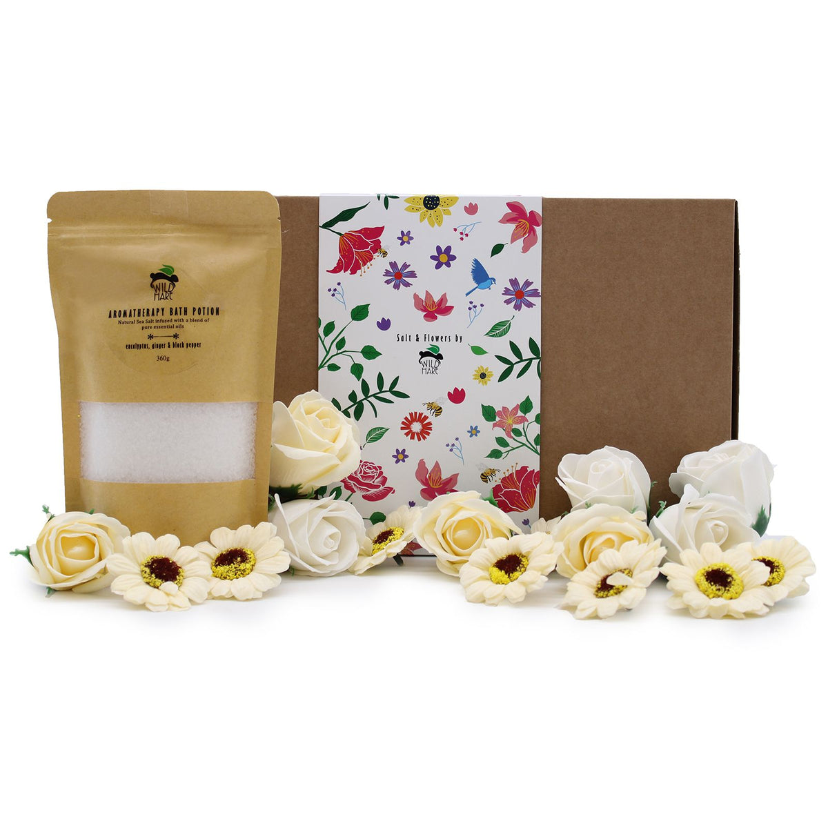 Wild Hare Salt & Flowers Set for Cold and Flu