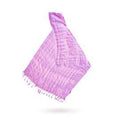 Indigo Striped Boho Scarf – 30 × 200cm