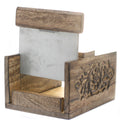 Carved Mango Wood Soap Loaf Cutter