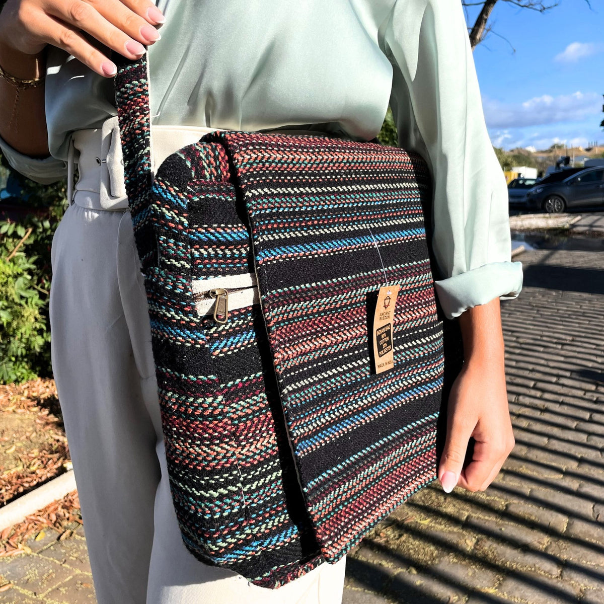 Dark Soft Banjara Laptop Bag