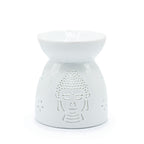 White Buddha Cut-Out Oil Burner