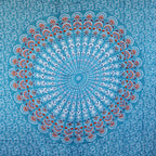 Teal and Orange Mandala Sarong