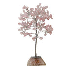 Rose Quartz Gemstone Tree with Orgonite Base – 160 Stones