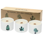 Lemon and Honeysuckle Botanical Soy Candles