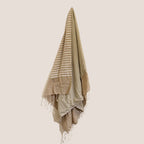Warm Sand Cotton Pareo Towel – 100 × 180cm