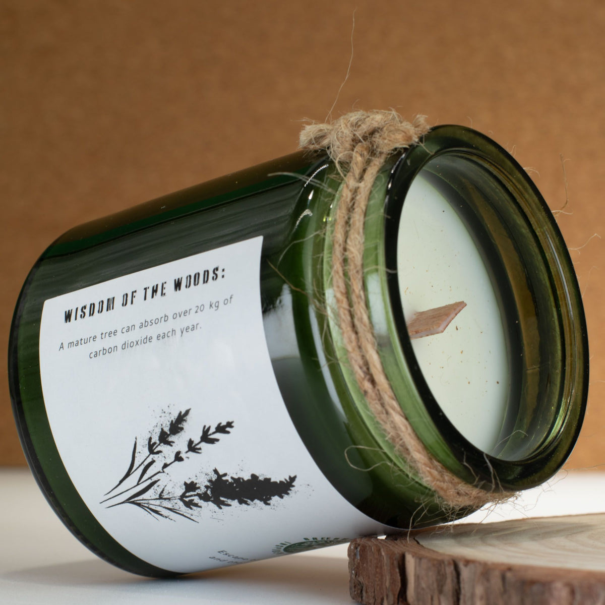 Wild Lavender Woodwick Soy Candle