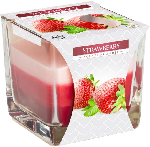 Strawberry Rainbow Jar Candle