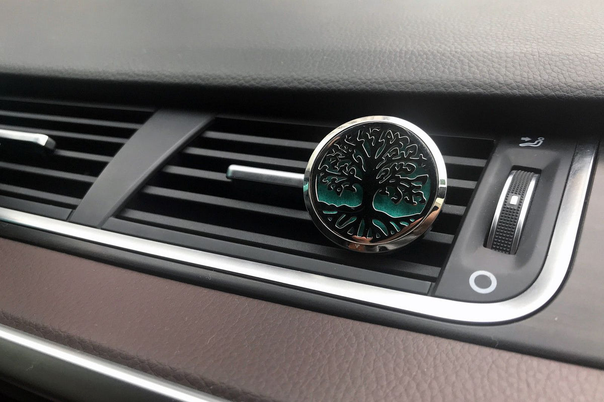 Pewter Yoga Chakra Car Diffuser Kit – 30mm