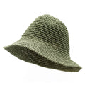Moss Green Floppy Straw Sun Hat – Nomad Sari