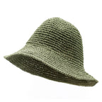 Moss Green Floppy Straw Sun Hat – Nomad Sari