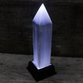 Selenite Pencil Point Tower – 20cm