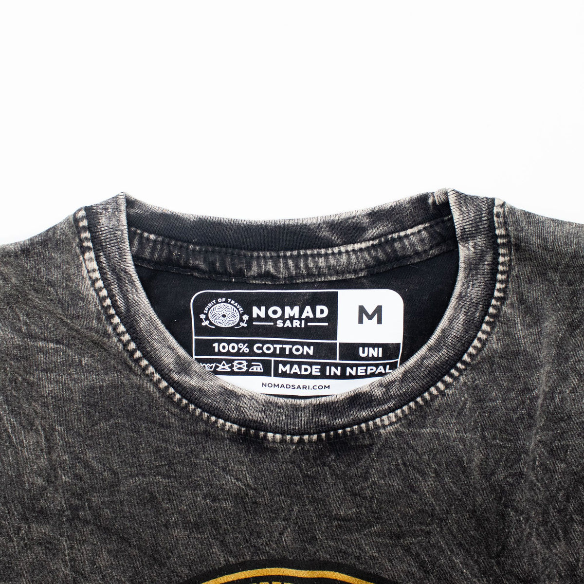 Nomad Sari Rebel Charcoal T-Shirt – Medium