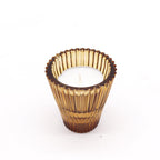 Flip Glass Dinner Candle & Tealight Holders – Antique Amber