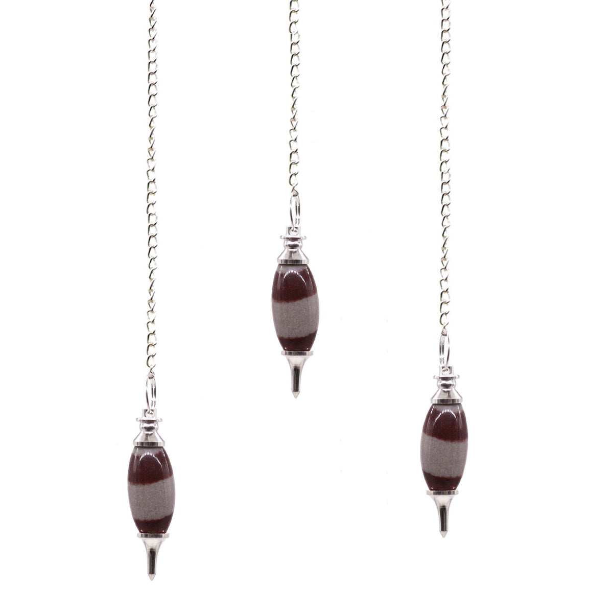 Shiva Lingam Pointed Gemstone Pendulum