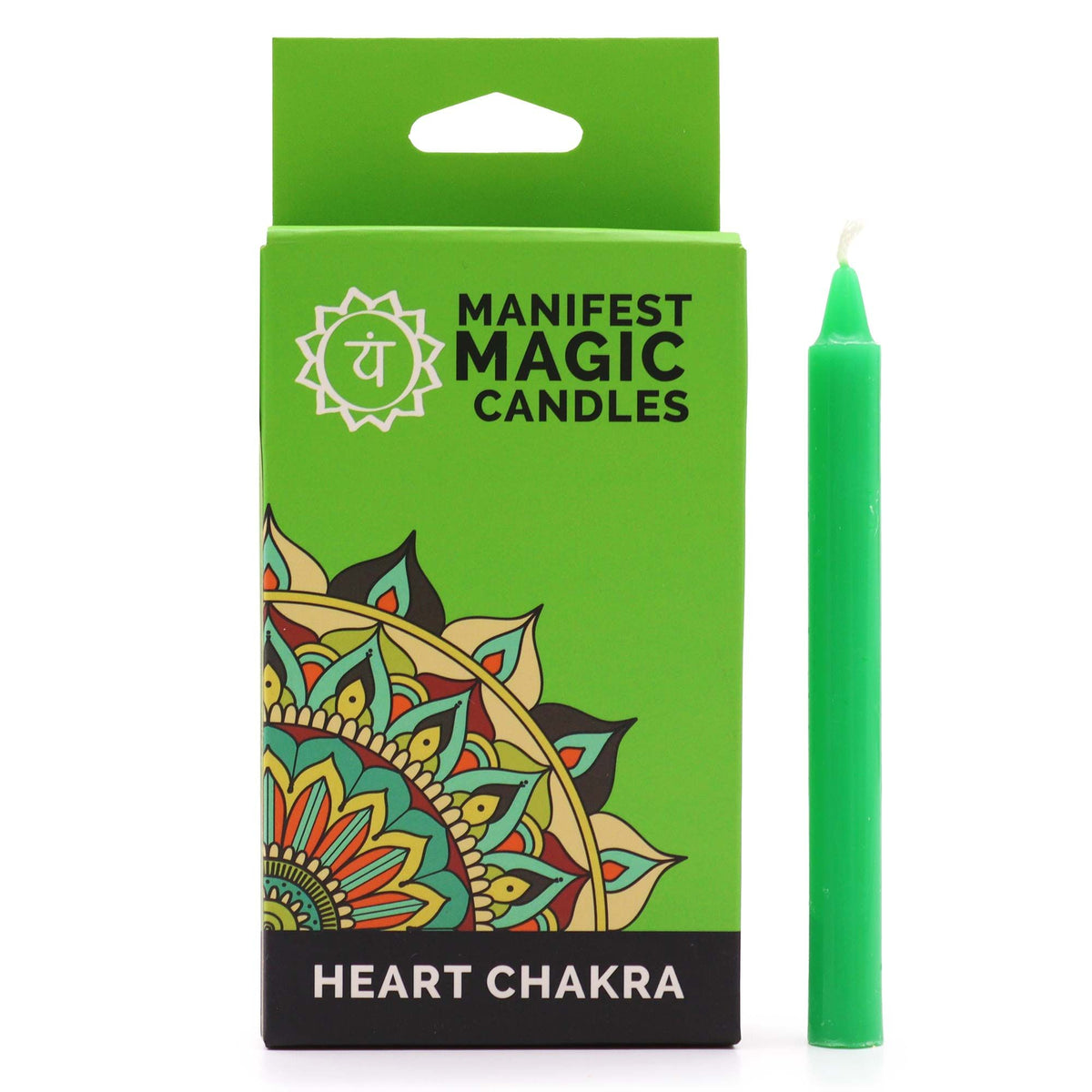 Green Heart Chakra Manifestation Candles – 12 Pack