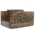 Carved Mango Wood Soap Loaf Cutter