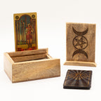 Small Tarot Card Box with Holder