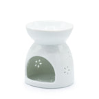 White Buddha Cut-Out Oil Burner