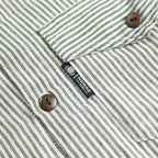 Grey and Stone Sari Grandad Shirt – Medium