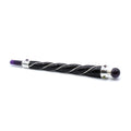 Silver Twisted Amethyst Sphere Wand
