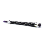 Silver Twisted Amethyst Sphere Wand