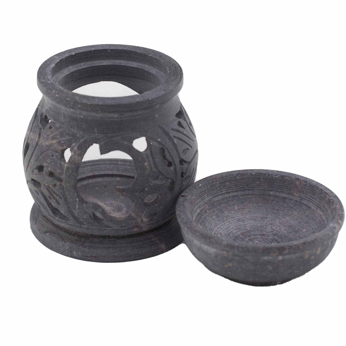 Om Symbol Soapstone Oil Burner – 8cm