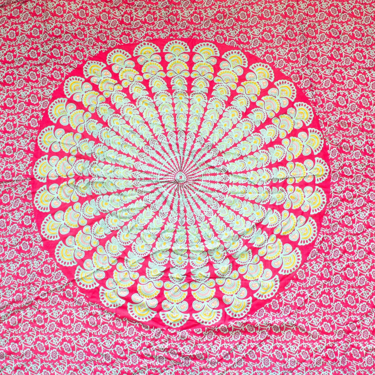 Teal and Purple Mandala Sarong