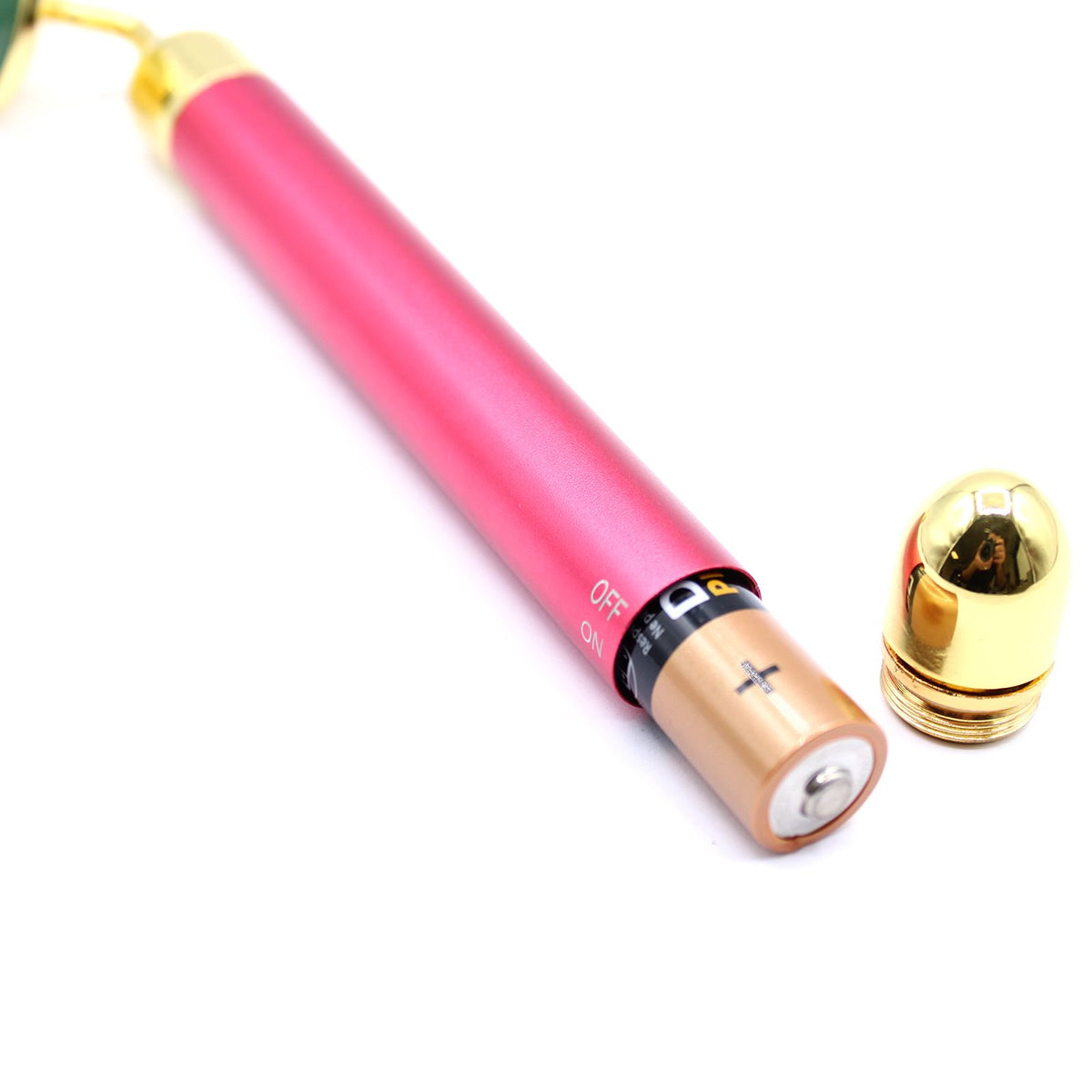 Jade Vibration Pad Face Roller