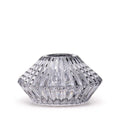 Flower Flip Glass Candle Holders – Midnight Grey, Set of 2