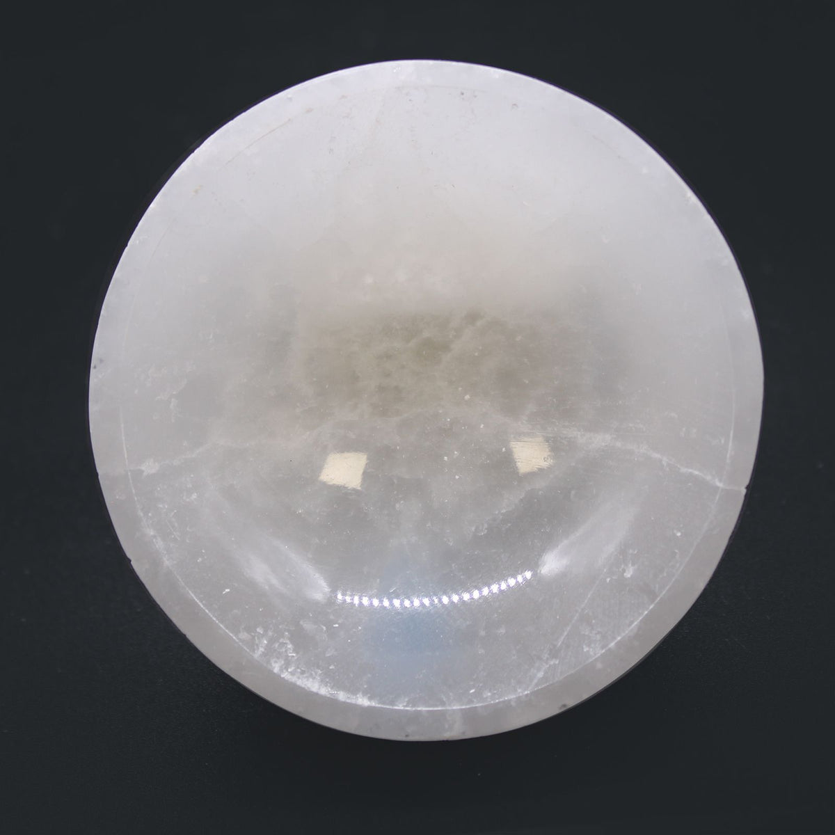 Selenite Round Bowl – 8cm