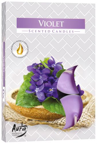 Violet Scented Tealights – Set of 6