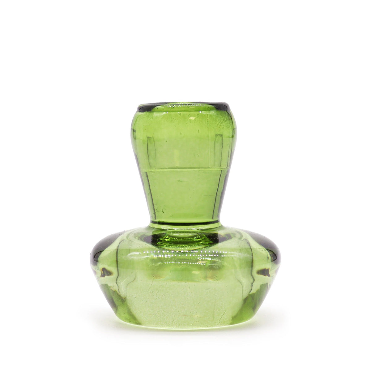 Jade Mushroom Glass Candle Holders – Set of 2