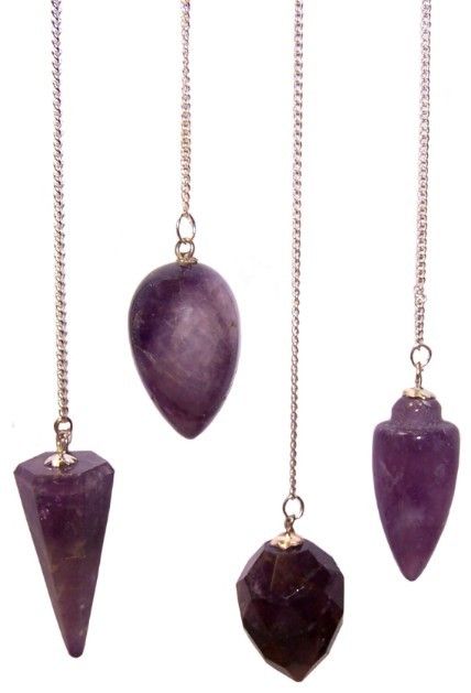 Amethyst Gemstone Pendulum