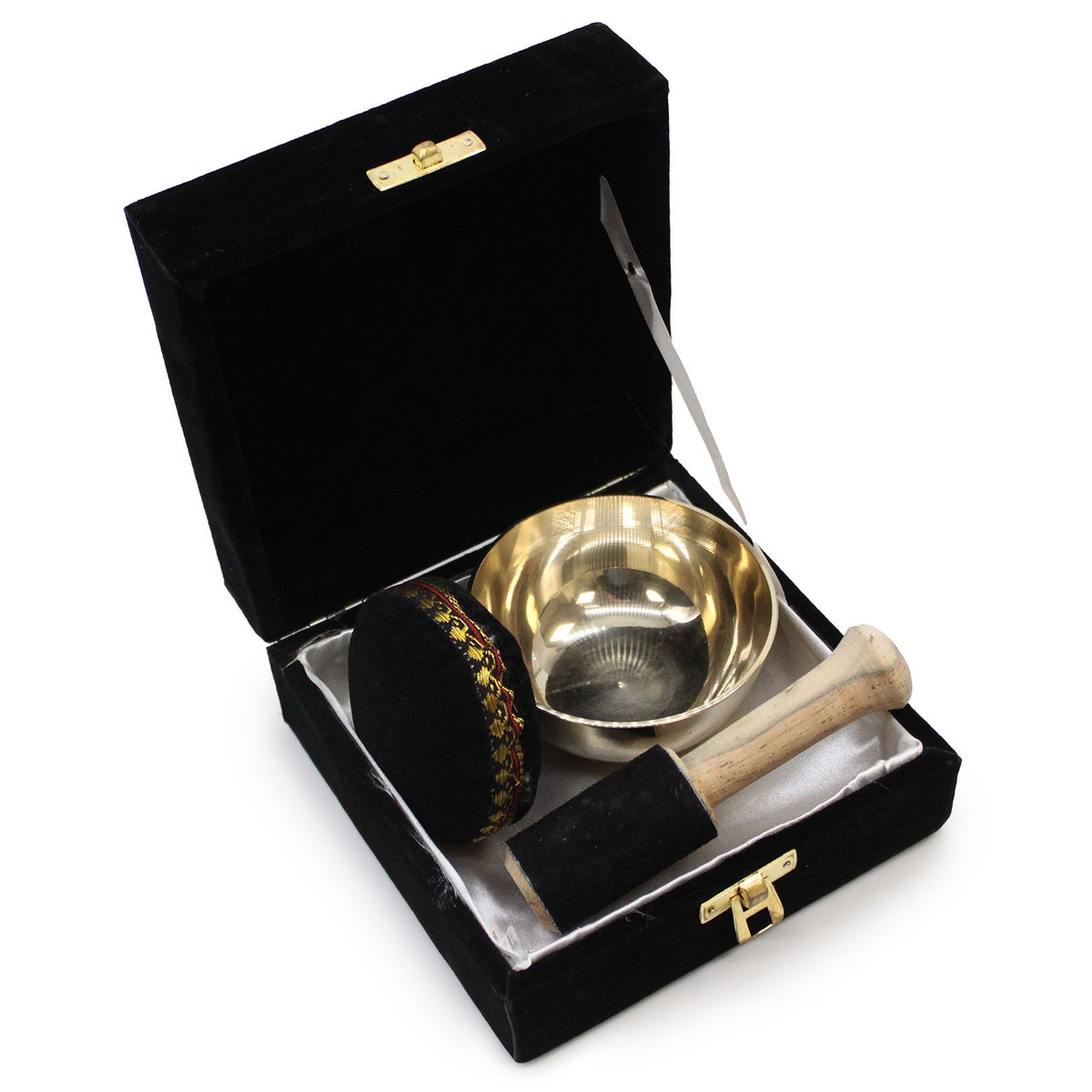 Brass Singing Bowl Gift Set – 9cm