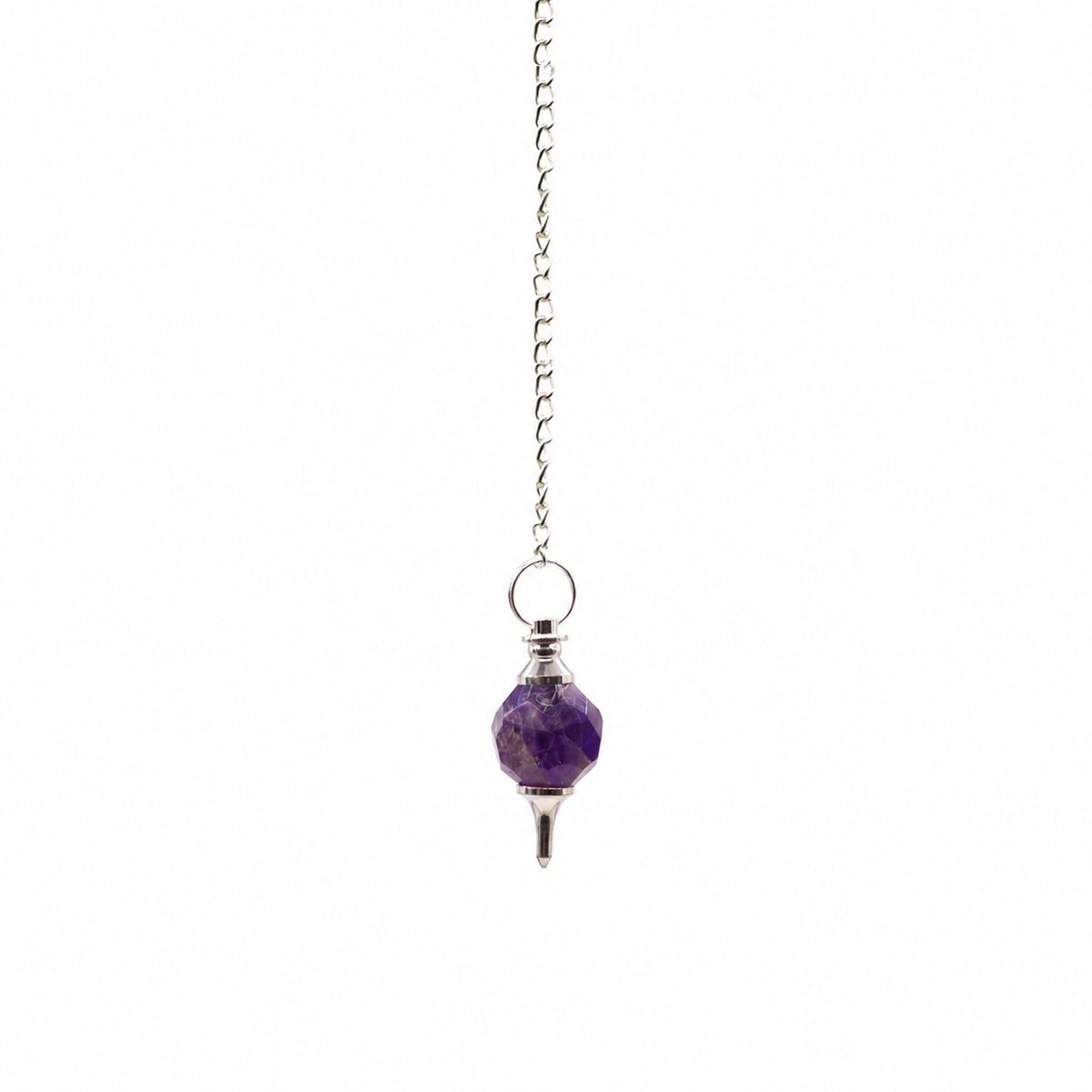 Amethyst Faceted Gemstone Pendulum