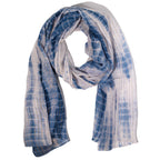 Dusky Blue Party Shine Scarf – 180 x 50cm