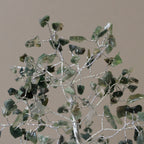Stones Moss Agate Gemstone Tree with Orgonite Base