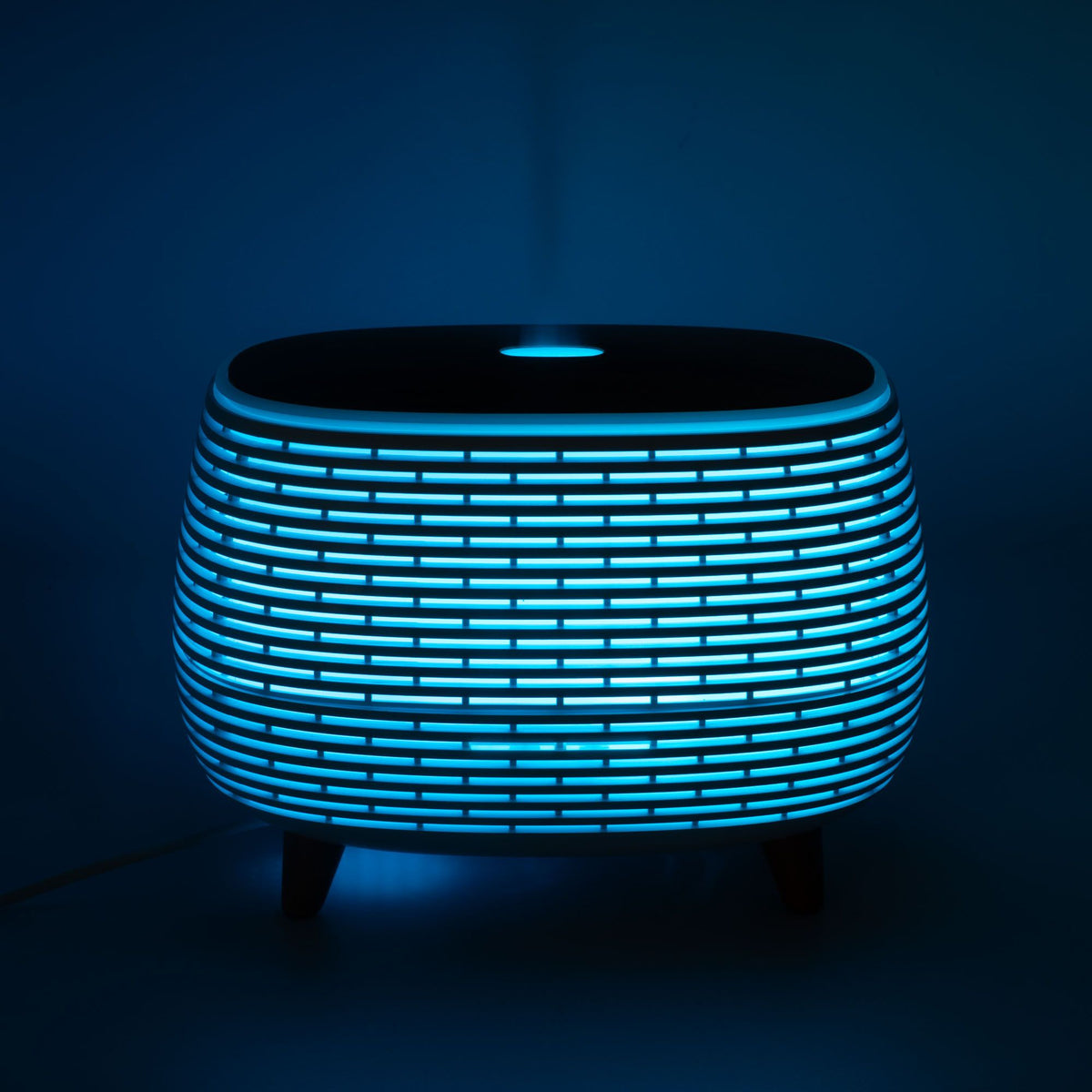 Ribbed Aroma Diffuser with Colour-Changing Light
